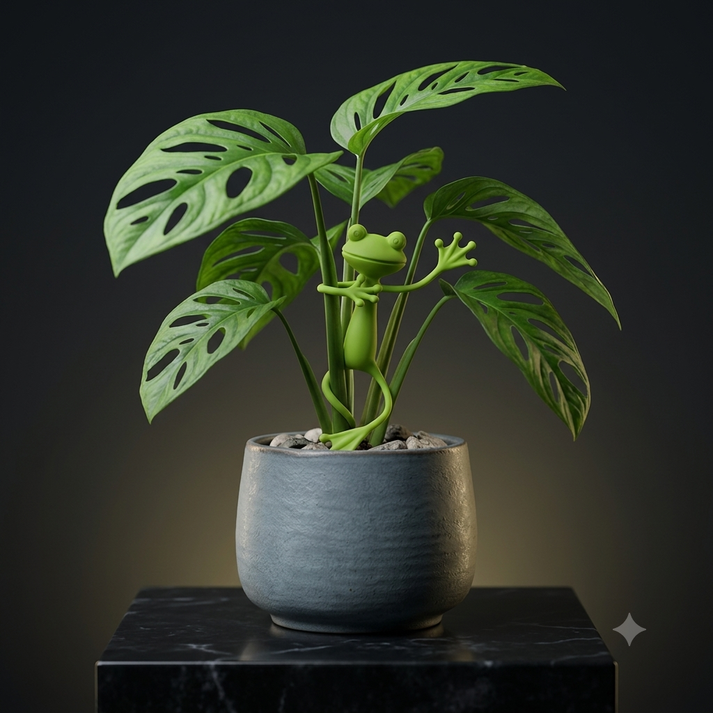 Cute Frog Plant Support Clip