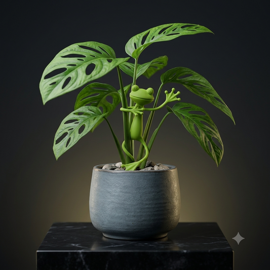 Cute Frog Plant Support Clip