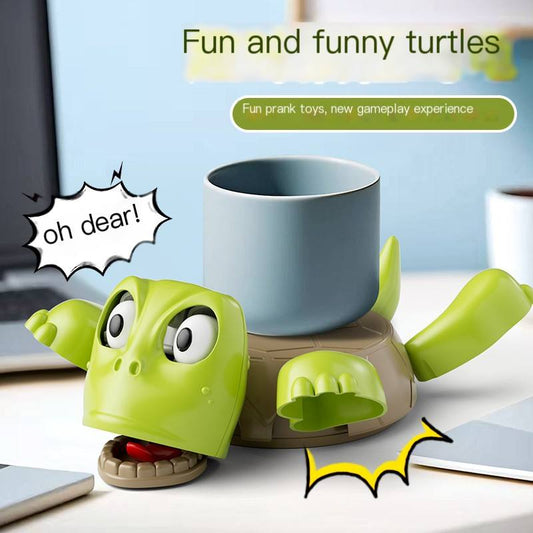Funny Turtle Pop-Up Cup Holder