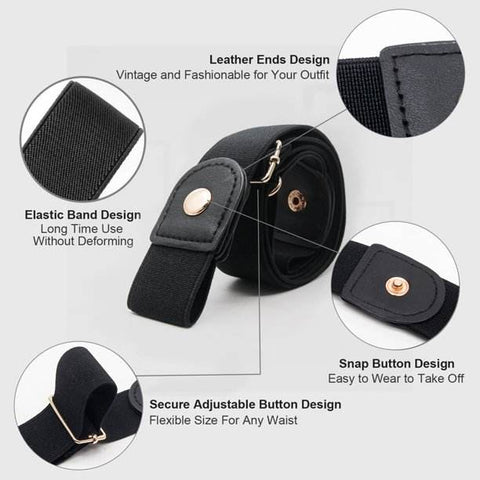 No-Buckle Invisible Belt for Jeans