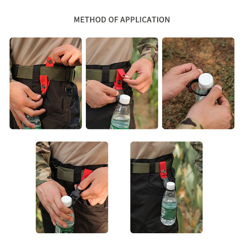 Portable Outdoor Water Bottle Clip Hook