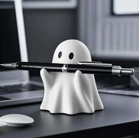 Cute Ghosty Pen Holder Decoration