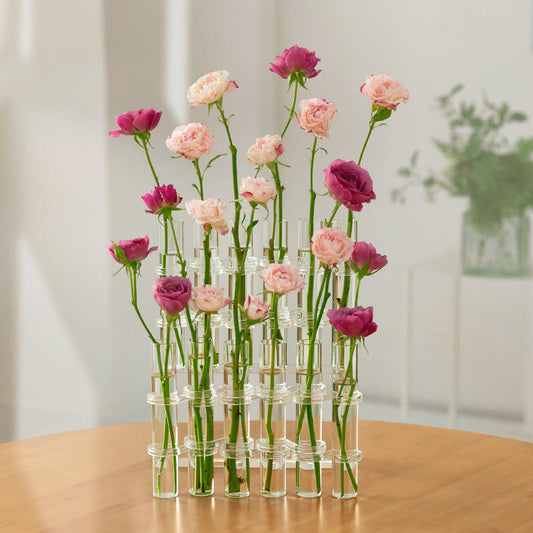 Glass Tube Hydroponic Vase