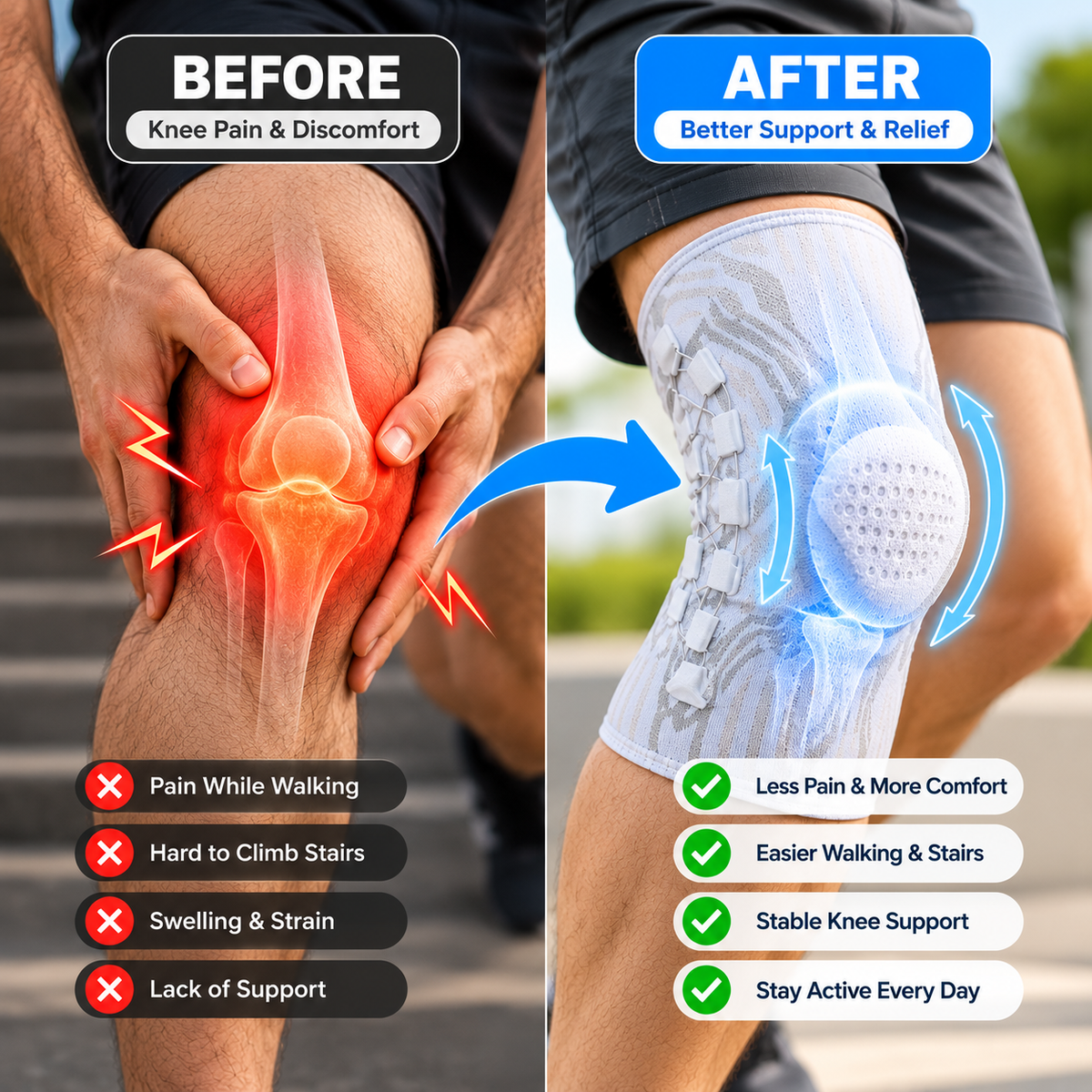 360° Adjustable Knee Support Brace