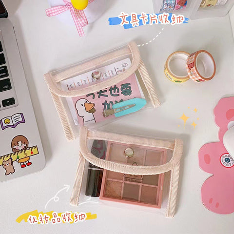 Transparent Cosmetic Bags (PACK OF 4)