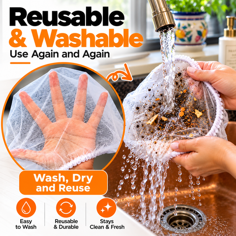 Reusable Broom Dust Catcher Net