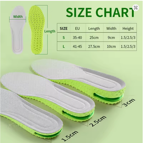 Air Lift Height Increase Shock Absorption Pads
