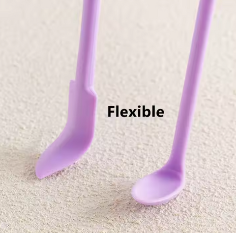 Silicone Double-Headed Makeup Scraper (Pack of 3)