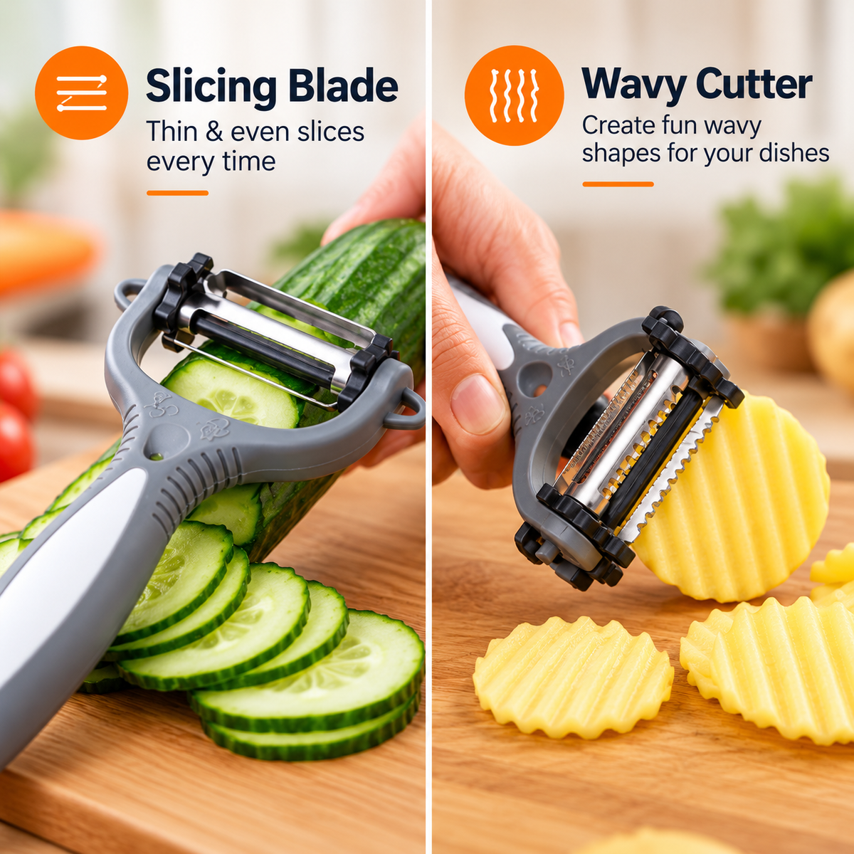 4-in-1 Multi-Function Vegetable Peeler