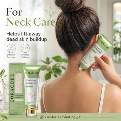 Coracode Triple Enzyme Exfoliating Gel with Green Tea Effect