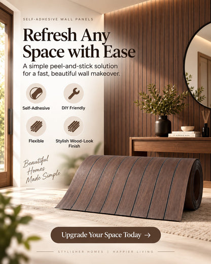 3D Wood Slat Wall Panels