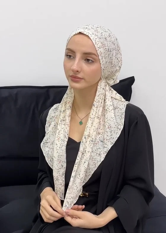 Long Tail Turban Women Headdress