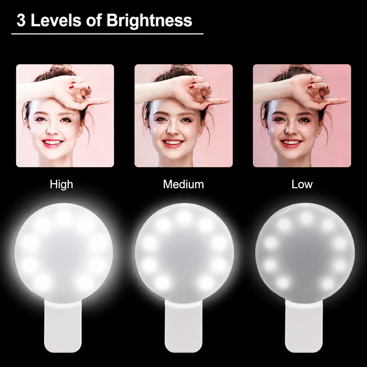 GlowPro Clip-On led Selfie Light