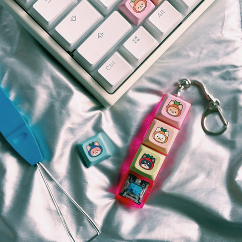 Mini Mechanical Keyboard Keychain