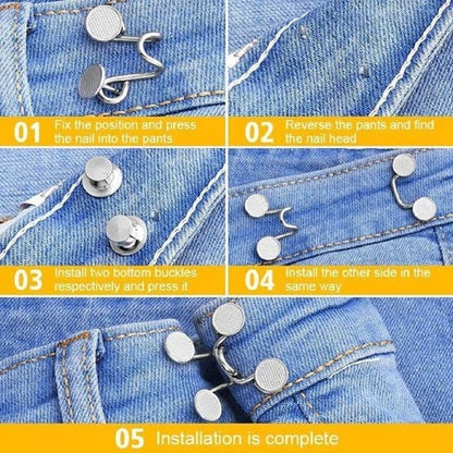 Nail-free Waist Buckle Set
