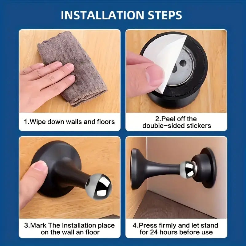 Steel Heavy Duty Magnetic Door Stopper