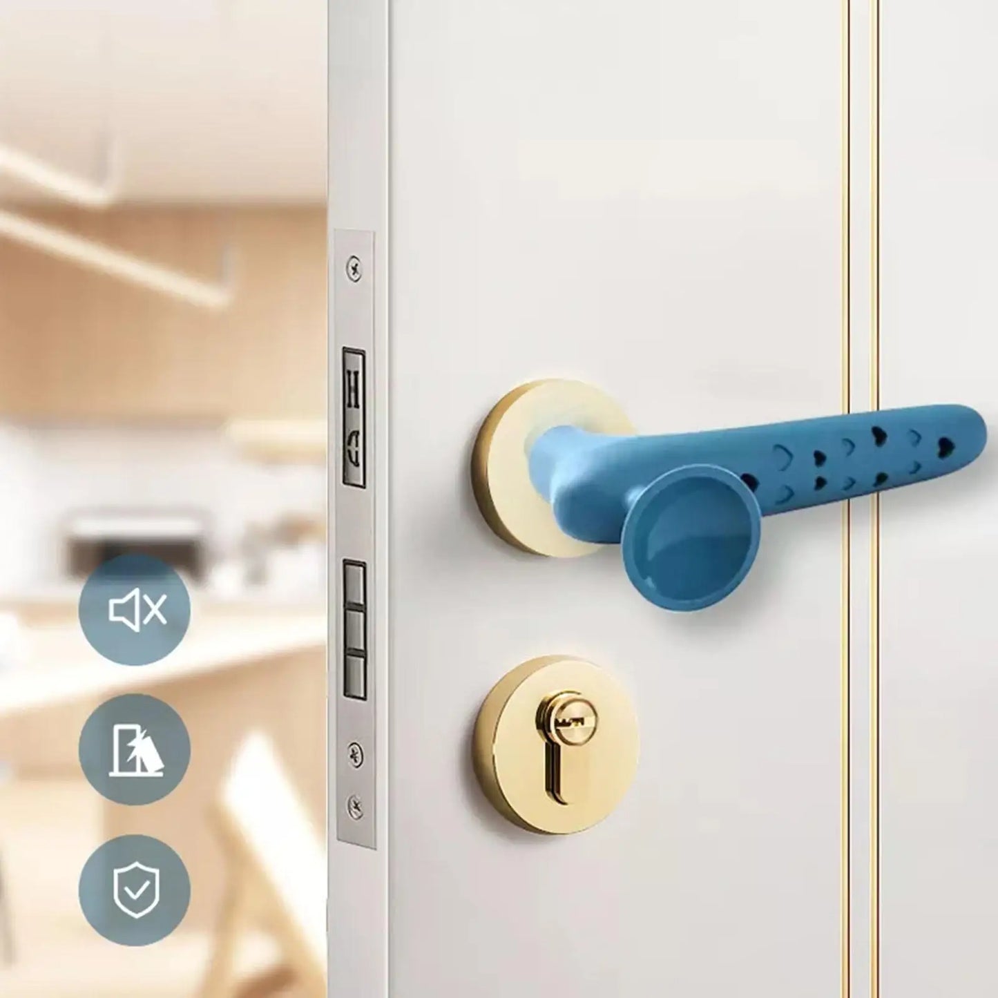 Silicone Door Stopper Handle Cover