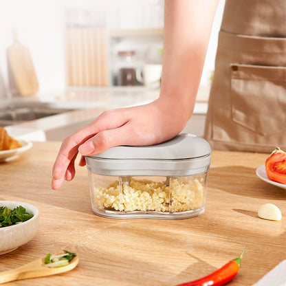 Manual Garlic Crusher Mixer Chopper