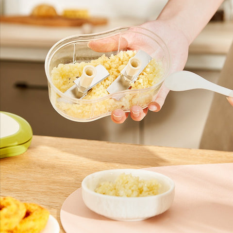 Manual Garlic Crusher Mixer Chopper