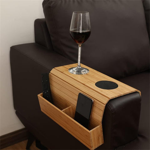 Sofa Side Foldable Cup Holder Tray Organizer⁠