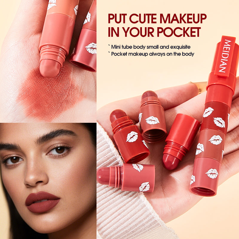 4 Shades Set Soft Mist Velvet Matte Lipstick