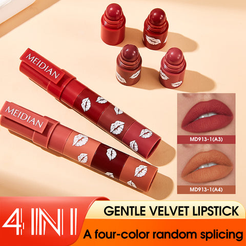 4 Shades Set Soft Mist Velvet Matte Lipstick