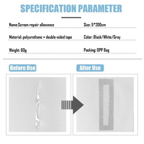 Strong Adhesive Screen Repair Tape
