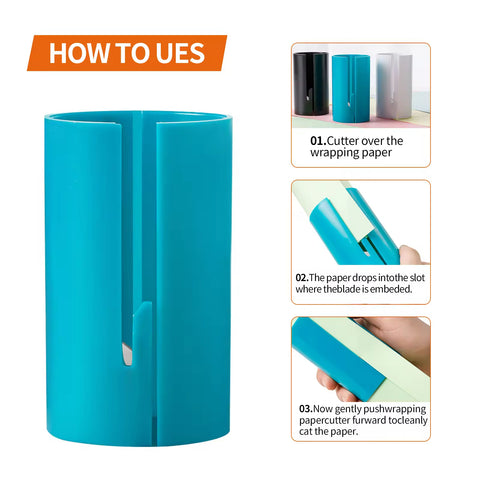 Art Sliding Birthday Wrapping Paper Cutter