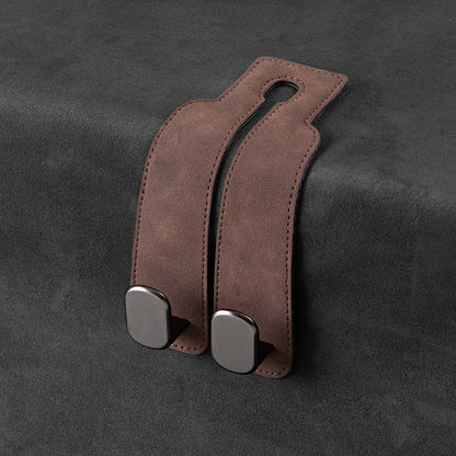Car Back Seat Leather Hook