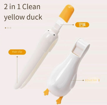 Cute Duck Bathroom Hair Cleaning Clip