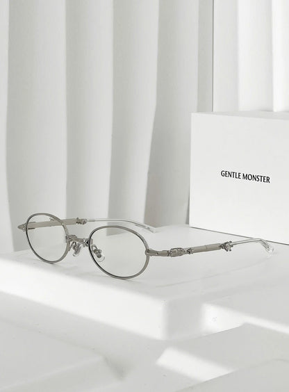 Crystal Orbit Foldable Round Glasses