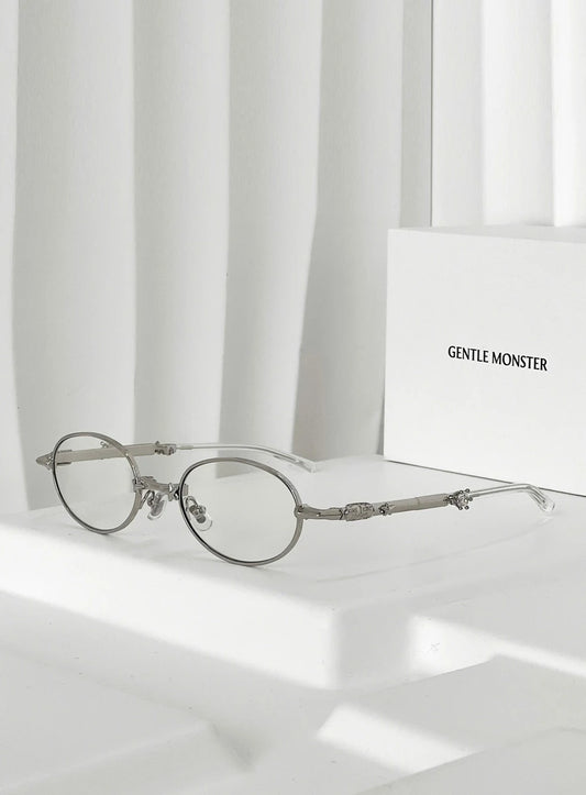 Crystal Orbit Foldable Round Glasses