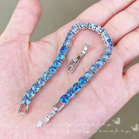 Royal Blue Crystal Bracelet