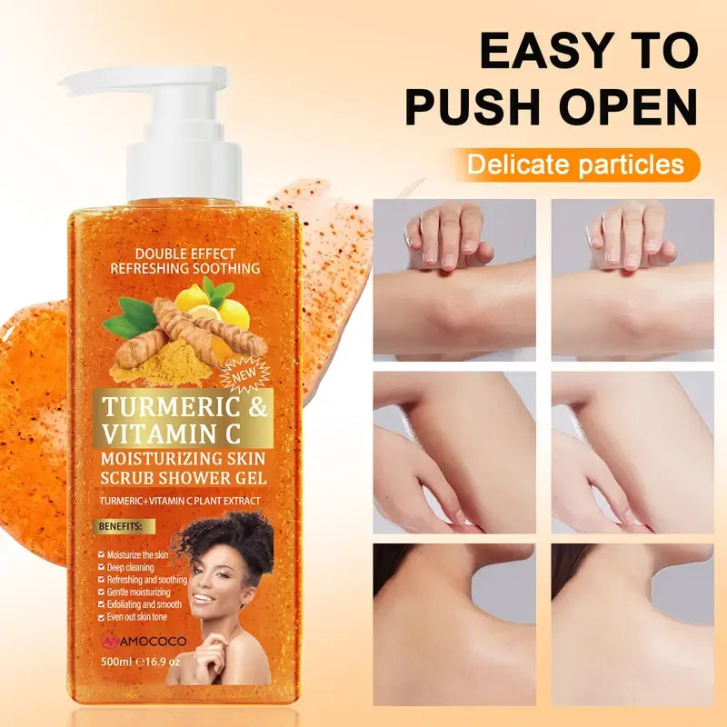 Glow Boost Turmeric Body Scrub Gel (500 ml)