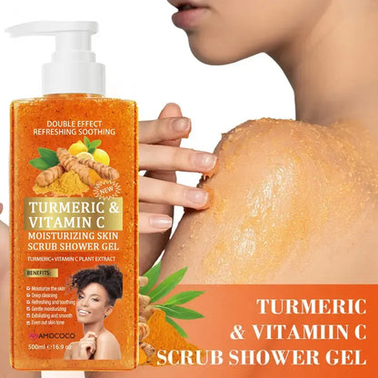 Glow Boost Turmeric Body Scrub Gel (500 ml)