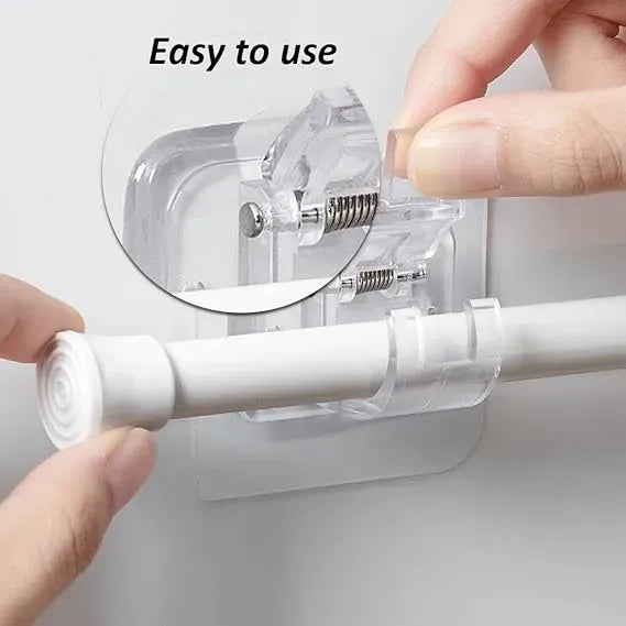 Universal Curtain Rod Holder – Easy Wall Mount Solution