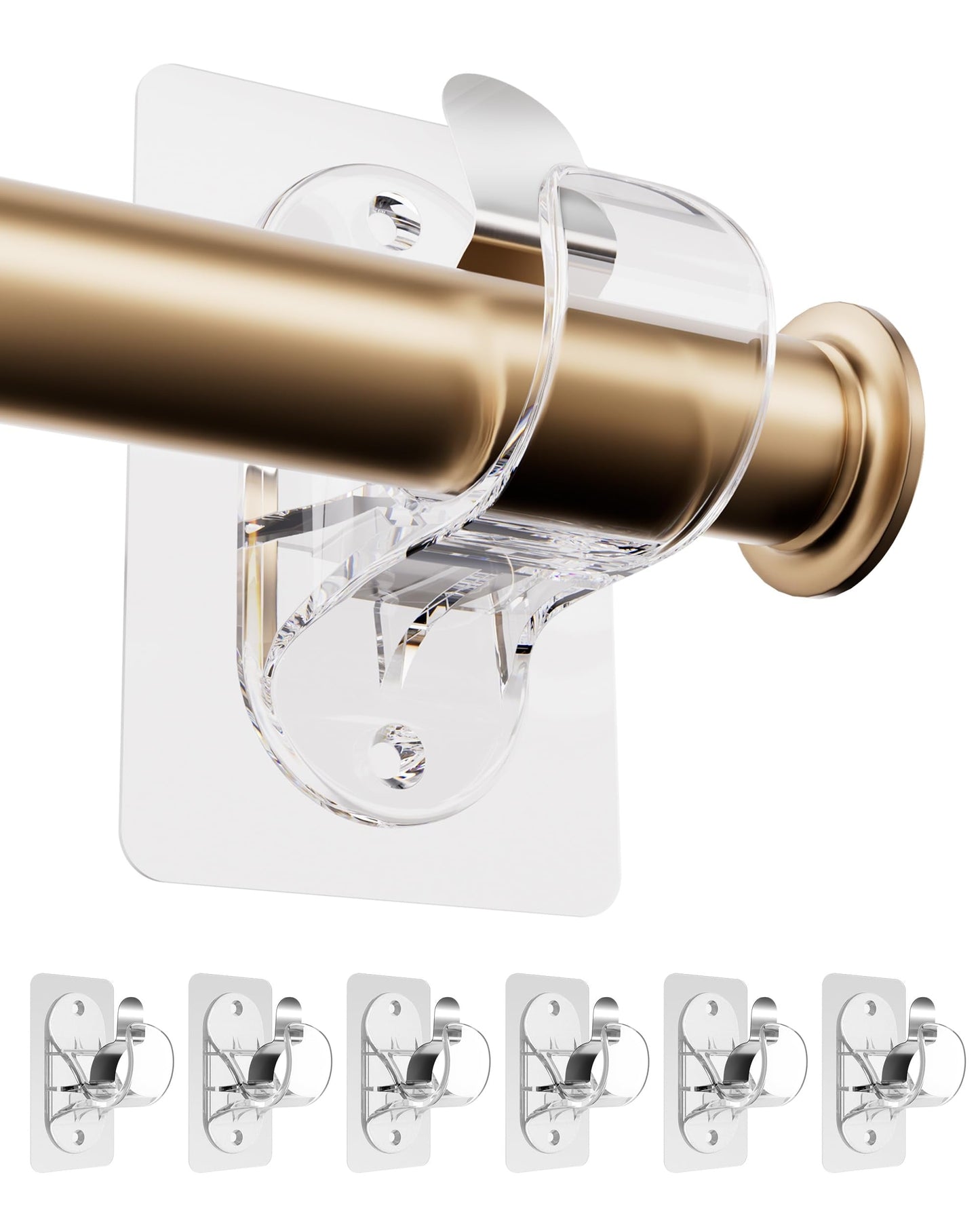 Universal Curtain Rod Holder – Easy Wall Mount Solution