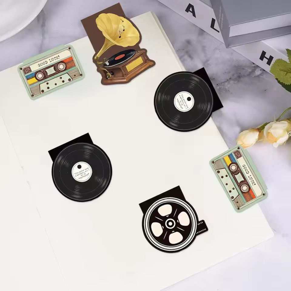 Vintage Music Bookmark Clips 🎵📚