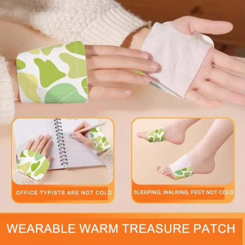 Self-heating warmers for hands and feet