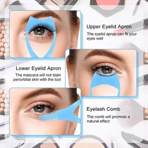 Multifunctional Eyelash Curler & Mascara Guard Tool