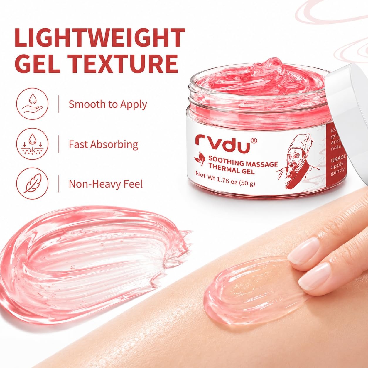RVDU Warming Herbal Massage Gel