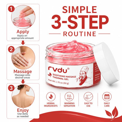 RVDU Warming Herbal Massage Gel