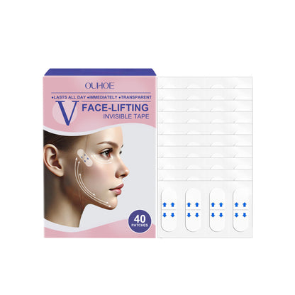 Reusable V-Face Lifting Invisible Tape