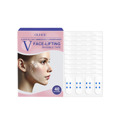 Reusable V-Face Lifting Invisible Tape