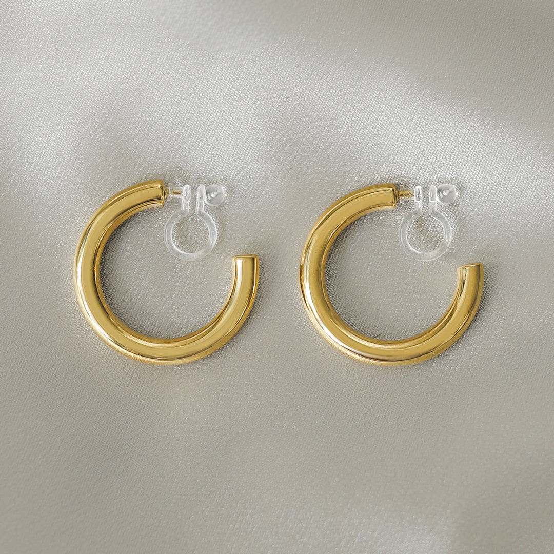 Alia Clip-On Hoop Earrings (PACK OF 10)