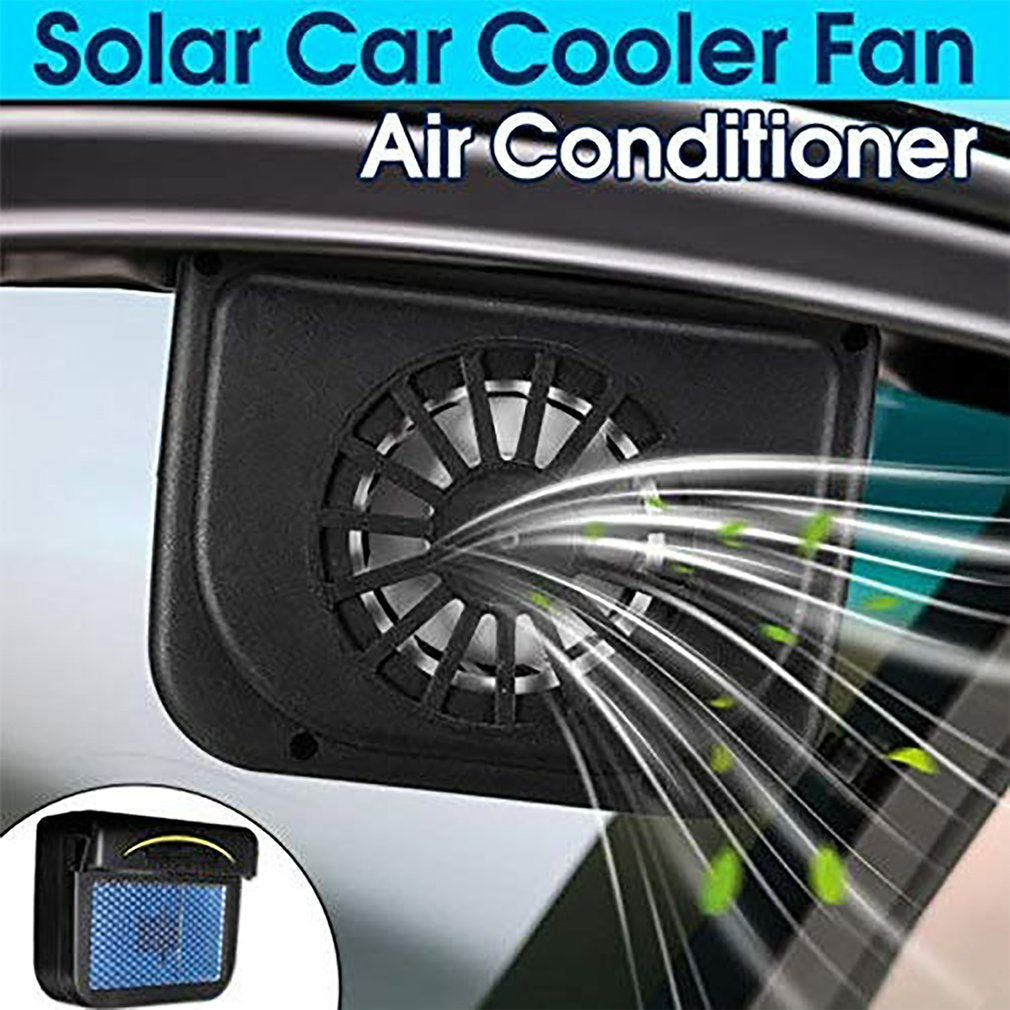 Solar Powered Car Fan Auto Window Fan Colder – produckpk